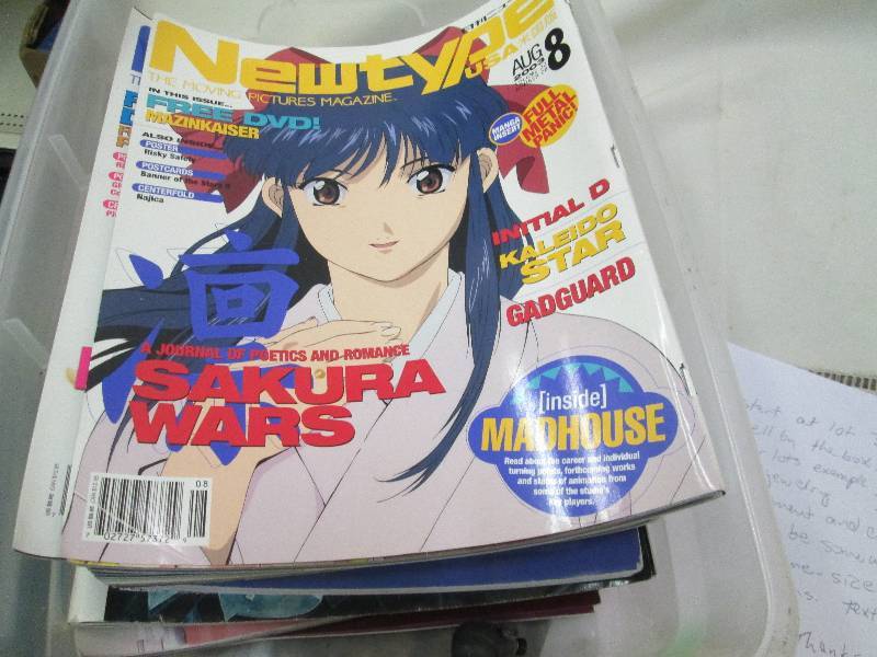 lot 52 image: Box of Anime magazines...
