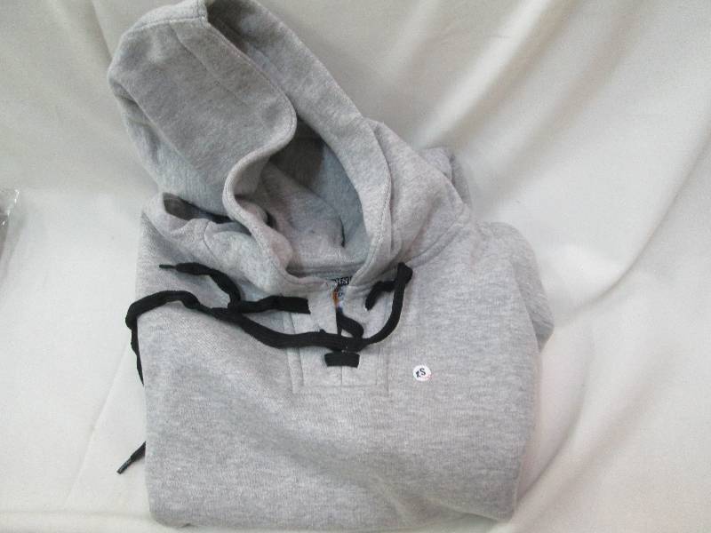 lot 127 image: Lot of 4 XS grey hooded lace up swe...