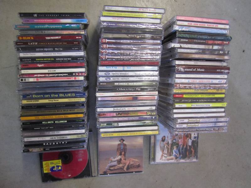 lot 155 image: Lot of music CDs, nearly all are ne...