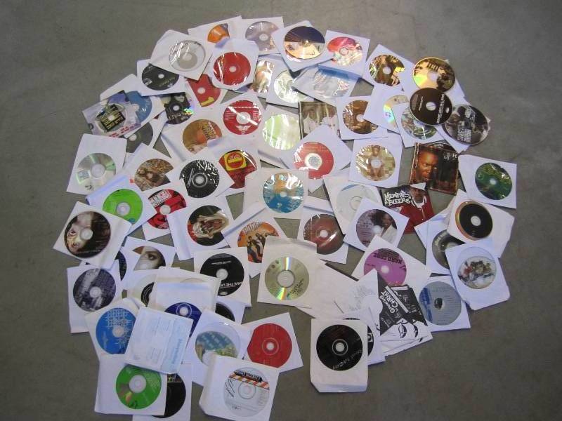 lot 159 image: Lot of music CDs, Computer CD ROMS ...