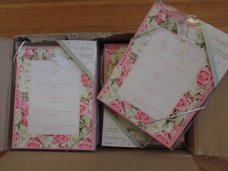 lot of 6 brand new invitation card ...