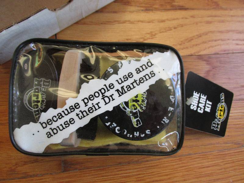Brand new Dr. Martens shoe care kit...