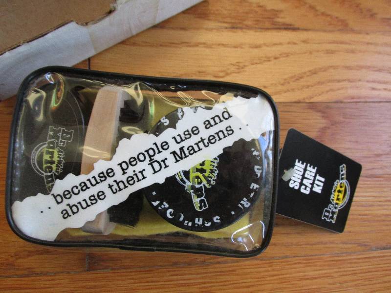 Brand new Dr. Martens shoe care kit...
