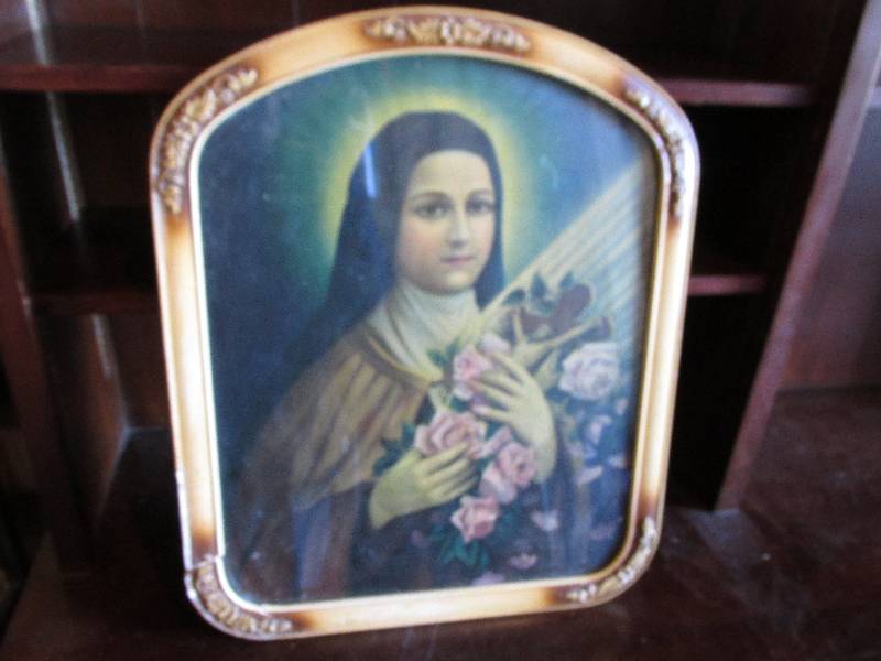 lot 39 image: Vintage framed picture, 18 x 22...