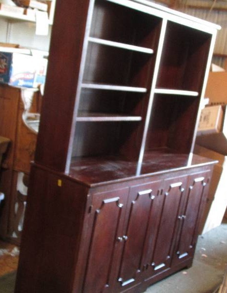 lot 47 image: Nice all wood buffet, 61.5 wide, 1...