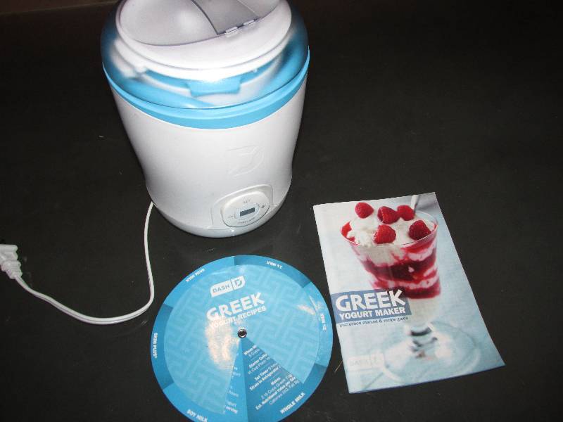 lot 124 image: Greek yogurt maker...