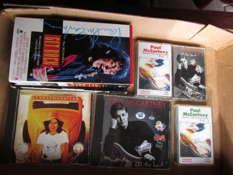 lot 61 image: Lot of Paul McCartney music and mov...