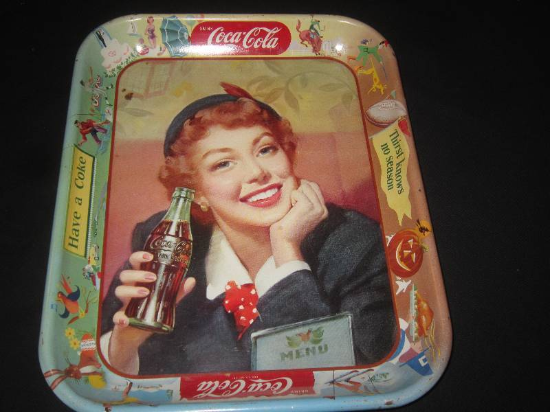lot 16 image: Collectible Coca Cola Sign Rectangle