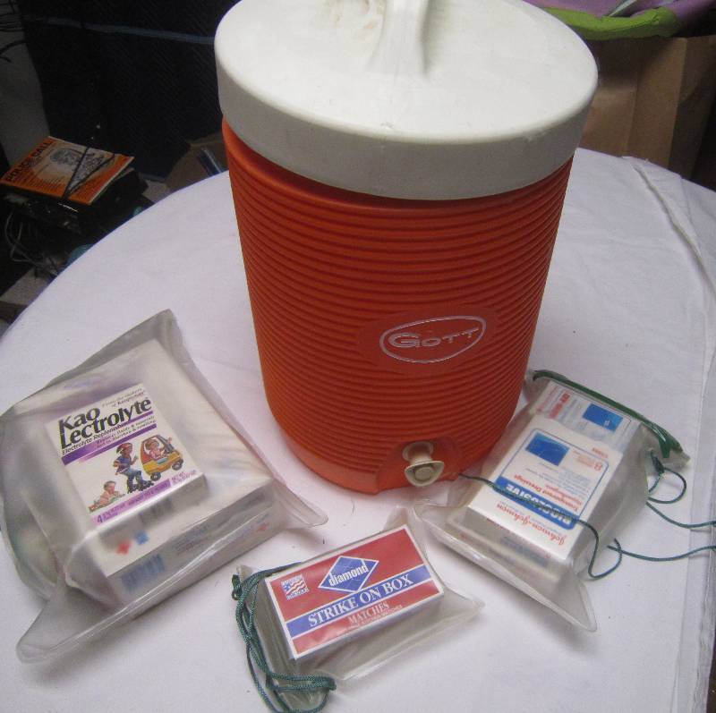 lot 217 image: LOT - Large Thermos & Misc