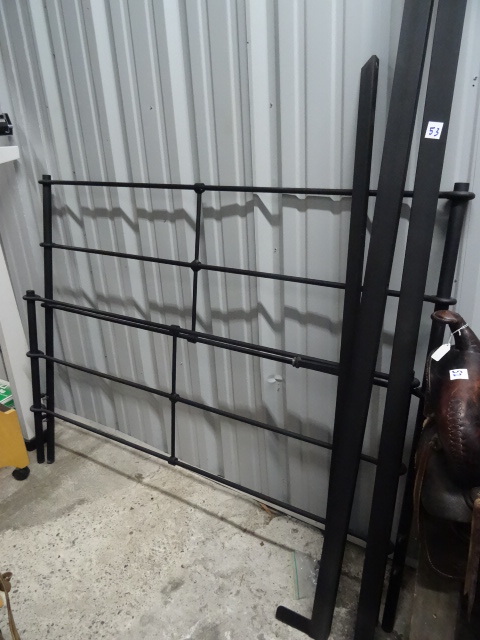 lot 53 image: Metal Bed Frame with Head Board