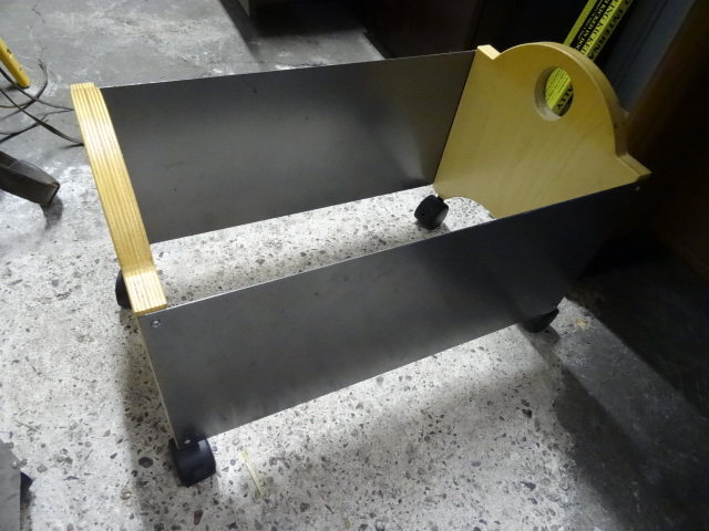 lot 57 image: Decorative File Hanger on Wheels