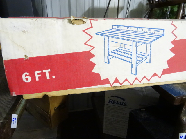 lot 96 image: 6 Wood Work Bench Kit
