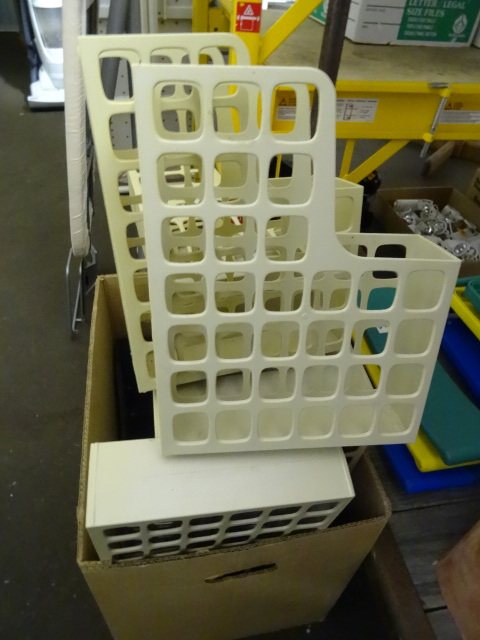 lot 127 image: Plastic Shelf Magazine Sorters