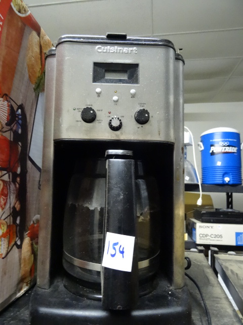 lot 154 image: Cuisinart Coffee Maker