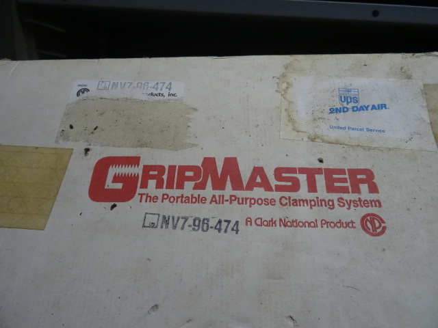 lot 169 image: Gripmaster Portable Clamping System