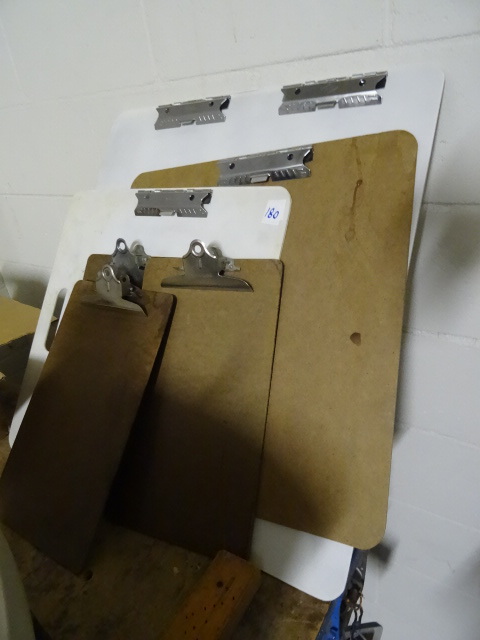 lot 180 image: Misc Clip Boards