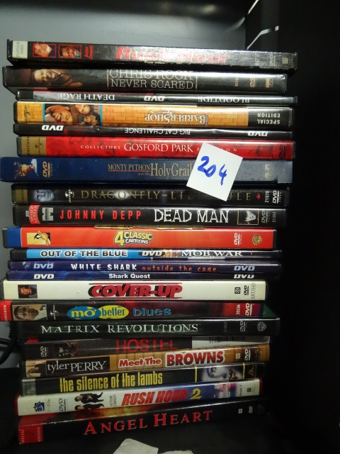 lot 204 image: Misc DVDs