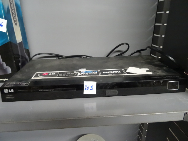 lot 205 image: LG DVD CD Player