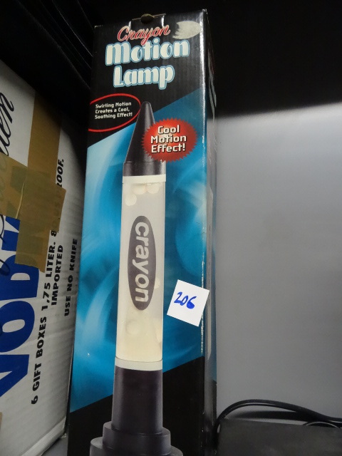 lot 206 image: Crayon Motion Lamp