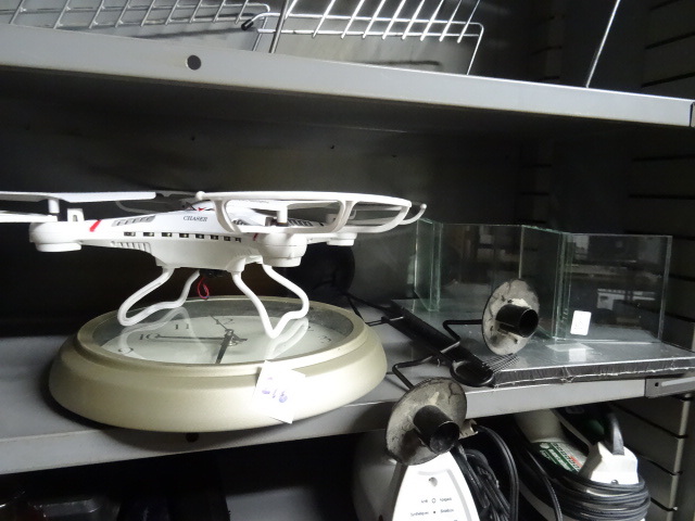 lot 216 image: Chaser Drone, Wall Clock,