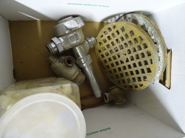 lot 234 image: Box of Misc Plumbing Supplies