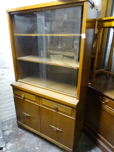 lot 261 image: China Hutch Vintage Wood