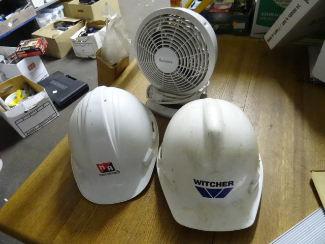 lot 275 image: 2 Hard Hats and Holmes Heater