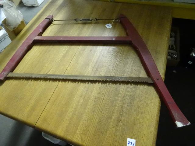 lot 278 image: Vintage Harp Saw
