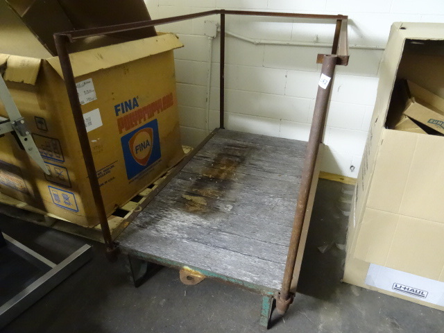 lot 282 image: 2 Wheeled Warehouse Cart 36 X 60