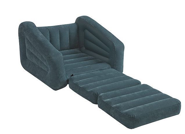 lot 18 image: Intex Plush Pull-Out Inflatable Chair
