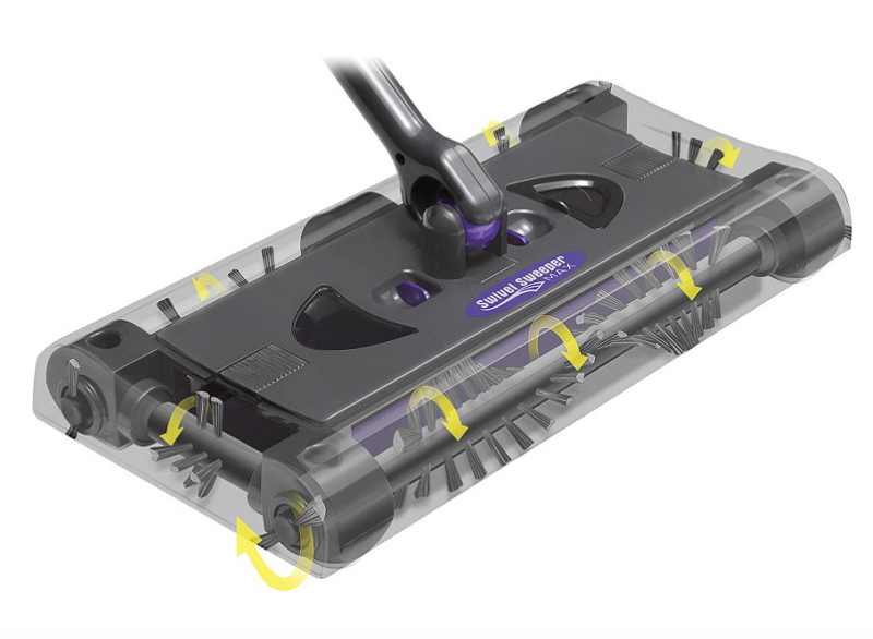 lot 72 image: Cordless Swivel Floor Sweeper