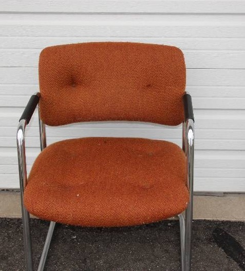 Six Upholstered Conference RoomOffice Chairs