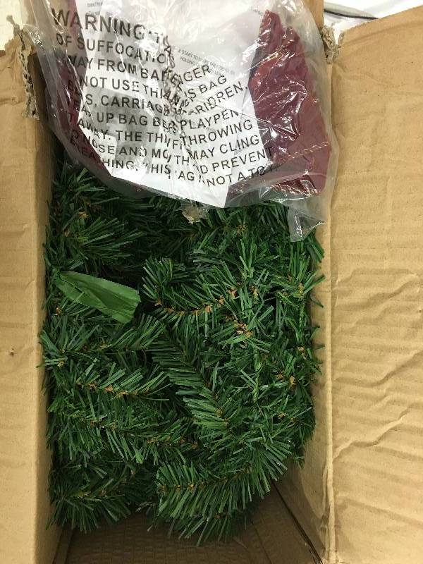 Prelit 22 Wreaths with Bows - Set of 3