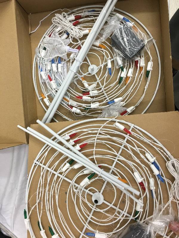2-pk. Spiral Christmas Trees