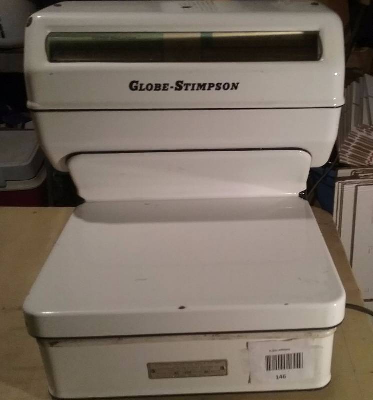 Globe Stimpson Meat Weight Scale - Vintage - Electric