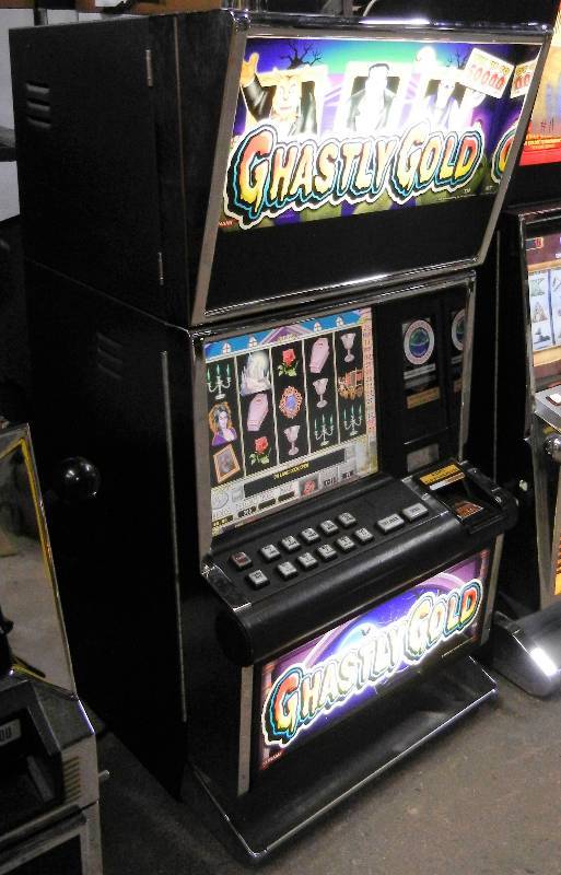 lot 1010 image: KONAMI HERCULITE GHASTLY GOLD VIDEO SLOT MACHINE
