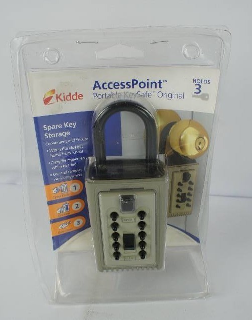 KeySafe Portable AccessPoint Combination Push Button 3 Key Safe