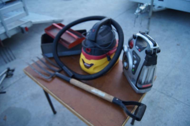 Radio,Vacuum, Tool Box