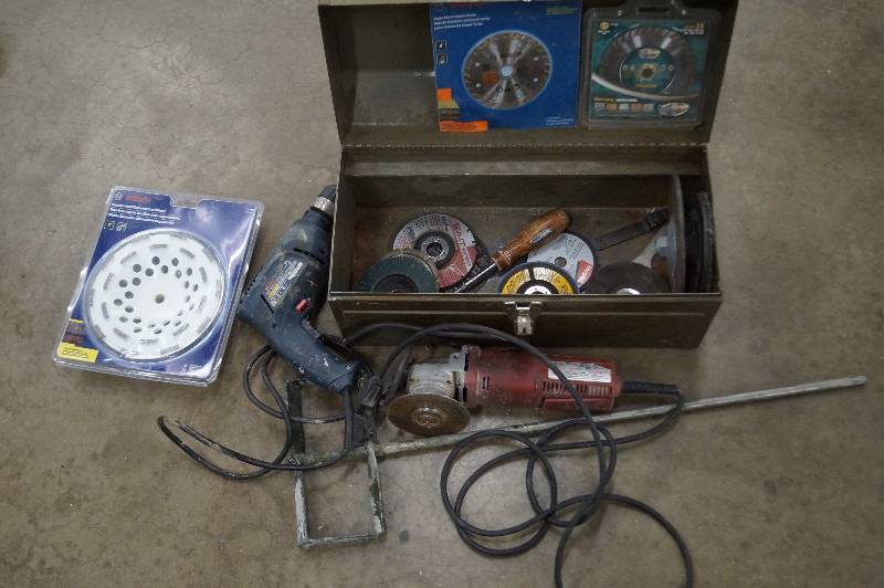Grinder and Drill