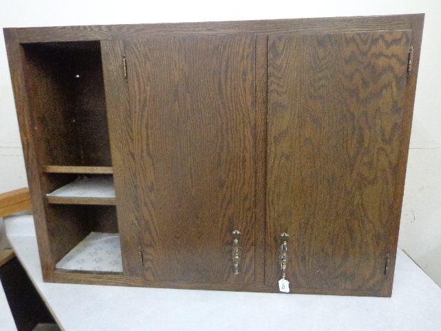 lot 8 image: Oak Cabinets