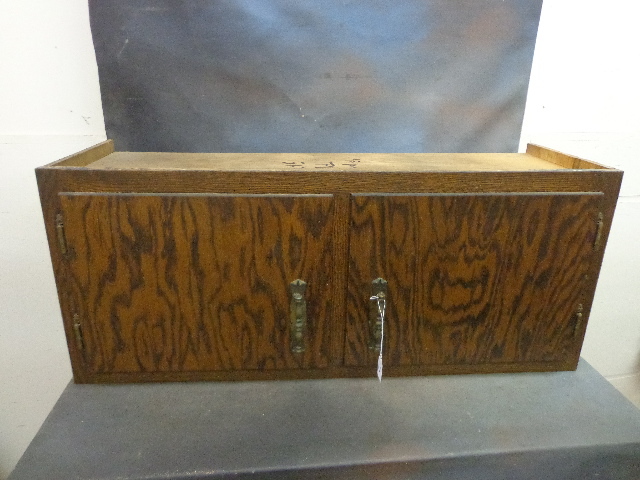 lot 12 image: Oak Cabinets