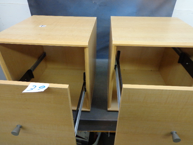 lot 39 image: Wooden File Boxes