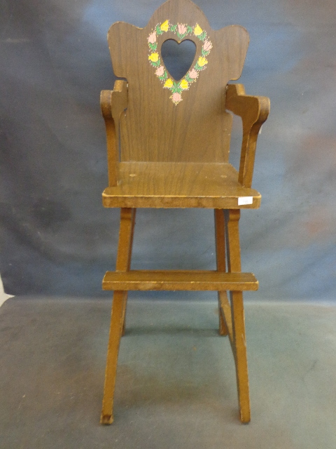 lot 51 image: Baby Doll High Chair
