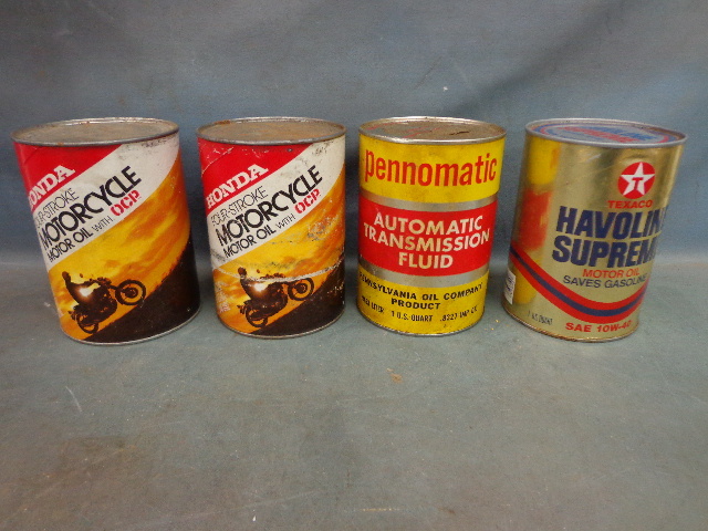 lot 100 image: Oil Cans