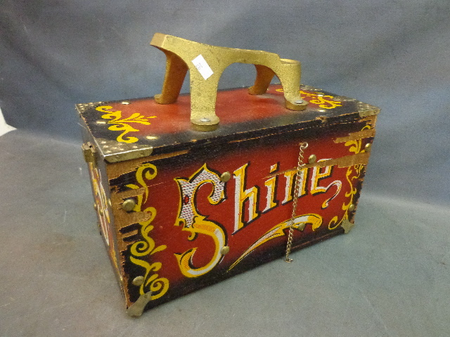 lot 111 image: Shoe Shine Box
