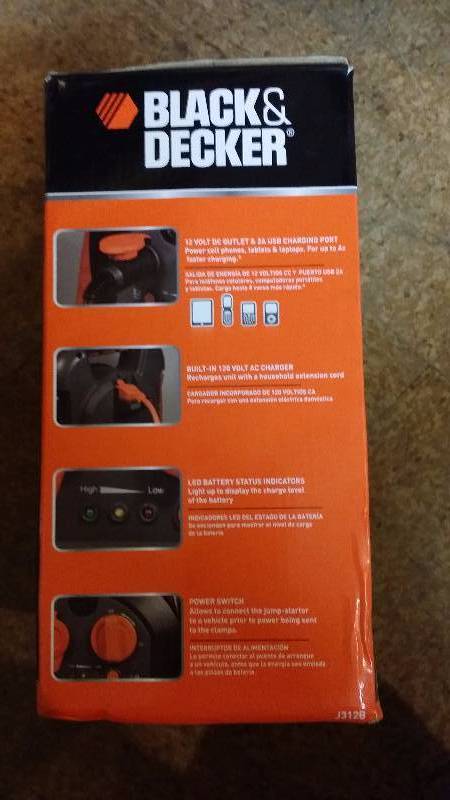 Black & Decker Jump Starter