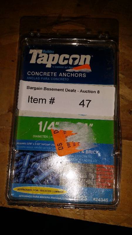 19 Tapcon Concrete Anchors