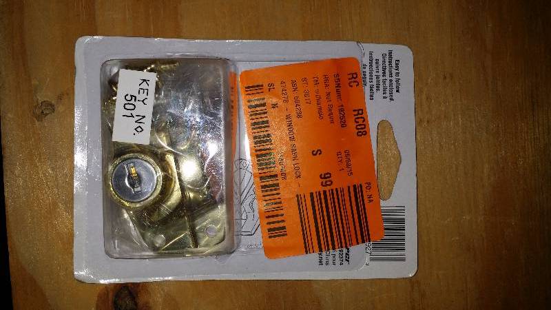 6 Keyed Sash Locks for windows