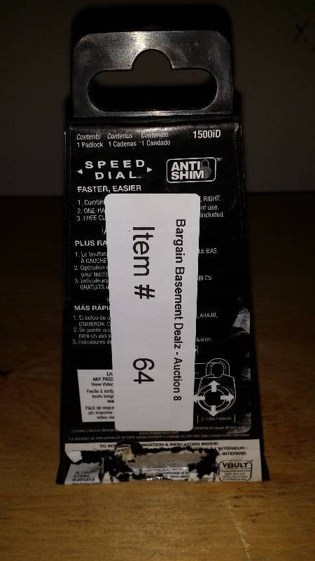 MasterLock SpeedDial Padlock