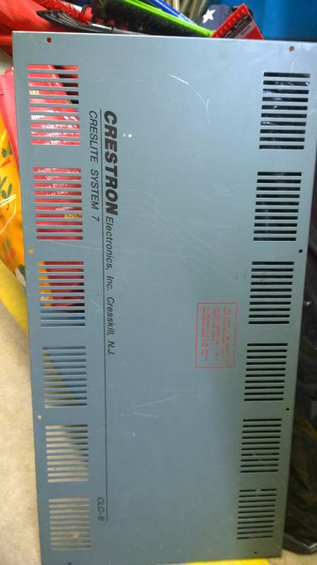 Crestron  Creslite CLC-6 six-module commercial lighting cabinet, system 7